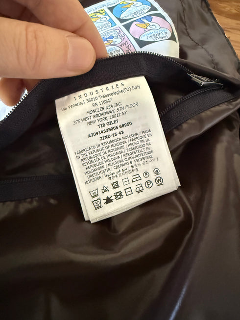 Moncler Tib Gilet Size 4 Navy Blue